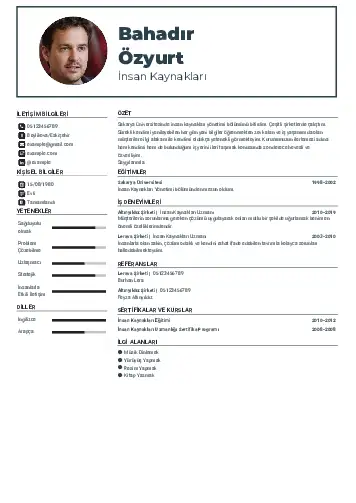 İnsan Kaynakları Cv Örnekleri cv indir